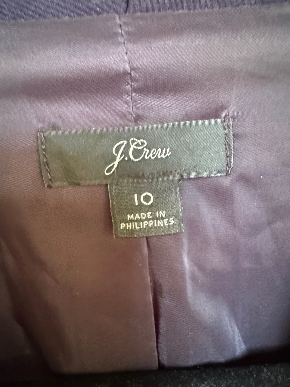 J. Crew Women's Navy Open-Front Blazer size 10 - Picture 2 of 4